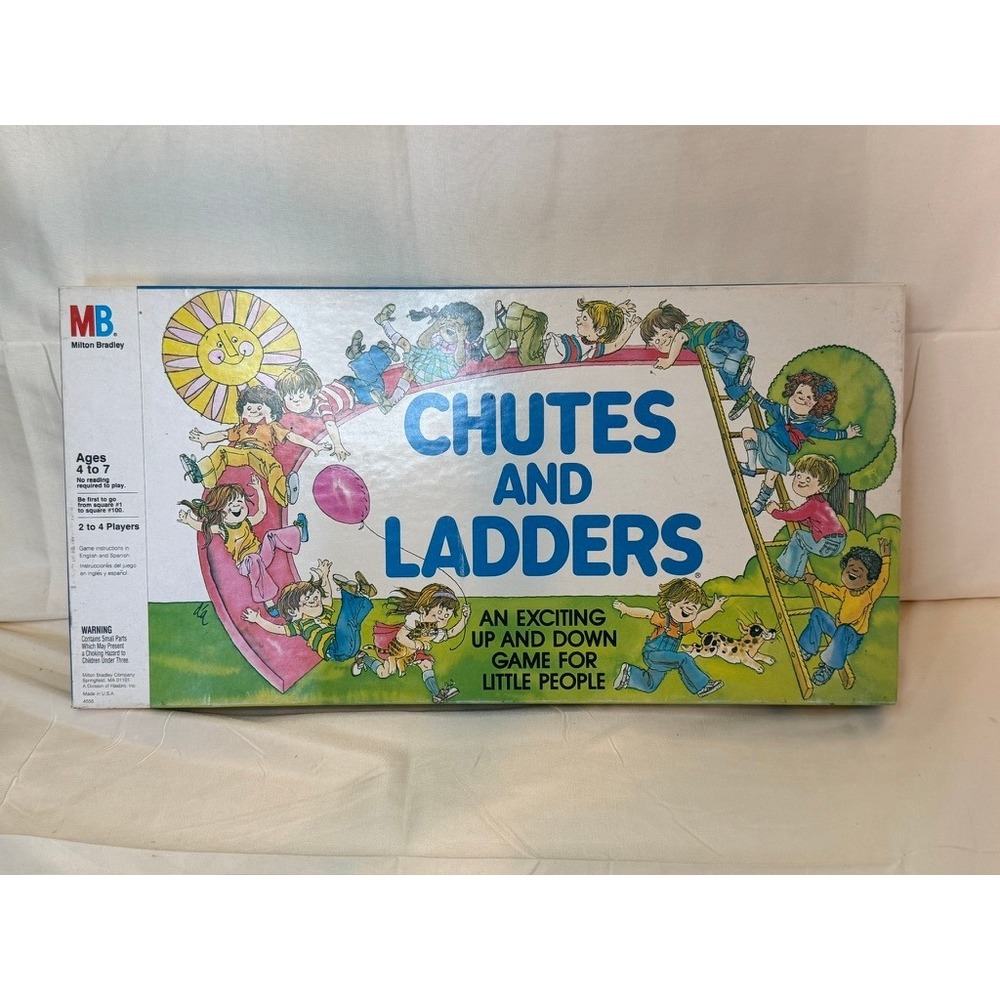 Milton Bradley Chutes and Ladders Vintage 1979 Board Game Complete Excellent USA
